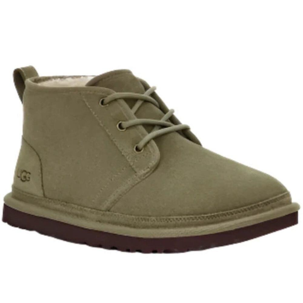 UGG Men's Neumel Suede Casual Boots Burnt Olive Green Size 13